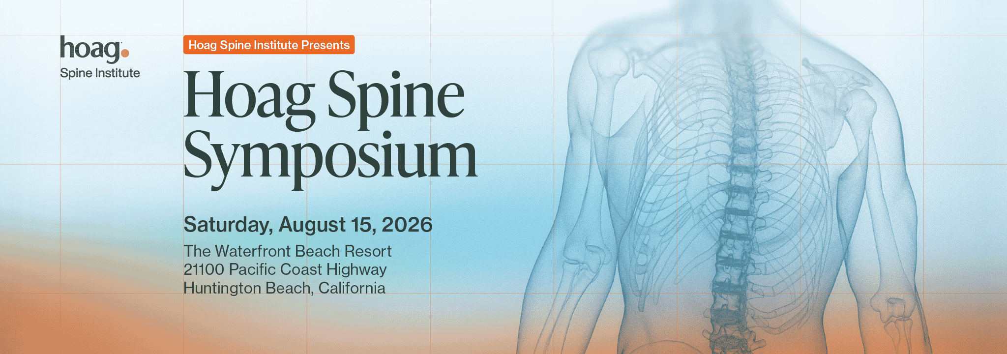 2026 Annual Hoag Spine Symposium Banner